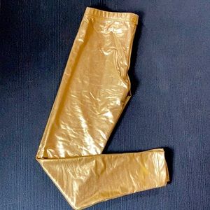 Metallic Gold Leggings